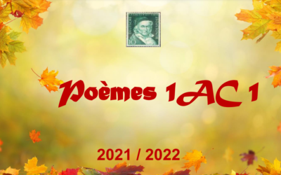Poèmes 1AC1 2022